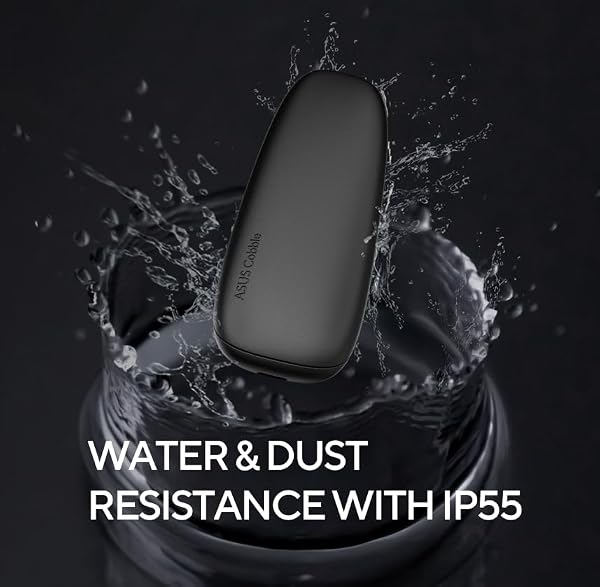 ASUS Cobble — Portable M.2 NVMe® PCIe® SSD Enclosure, USB-C® 3.2 Gen 2x1, up to 10 Gbps Transfer speeds, IP55 Water- and dust-Resistance, Thermal pad, Windows 11 and macOS Support by Asus - Image 4