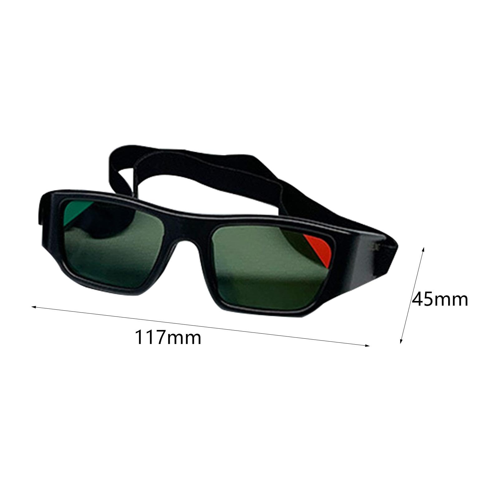 Amagogo Dribblingbrille Trainingsbrille mit Stroboskop-Brille und verstellbarem Gummiband Schwarz Specs Visions Trainingsbrille für Fußball-Teenager