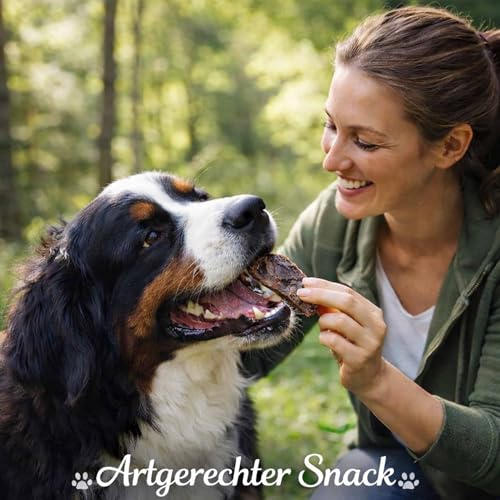 Zoofirst 5 kg Rinderlunge Lunge getrocknet fettarm Hundefutter Snack Leckerli Kauartikel