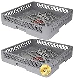 getgastro 2-er Set Besteckkorb Gastro – Spülkorb Gastronomie 50x50 – für...