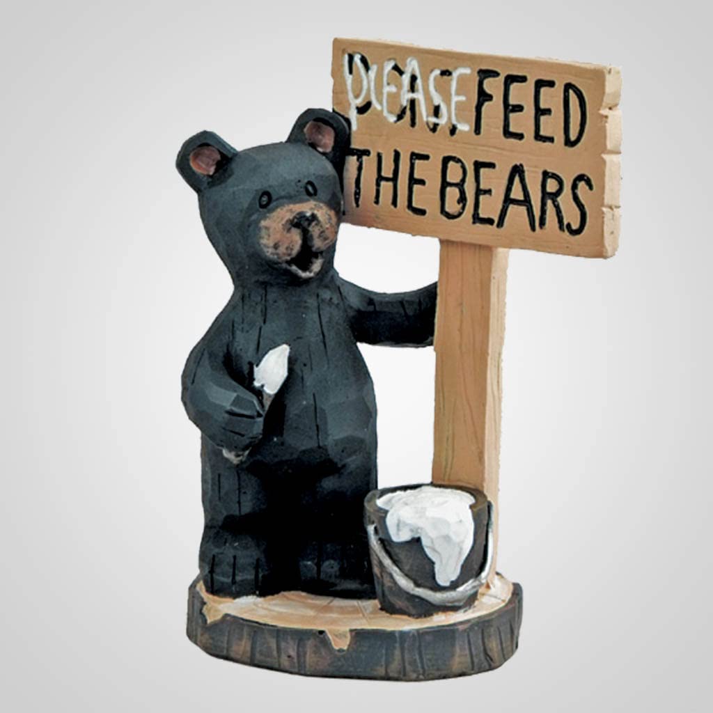 NEVER FEED THE BEAR ブラック ブルーベリーベアー 非売品 Exhart Bear in Overalls in Yellow Boots - 80950 | Blain's Farm & Fleet