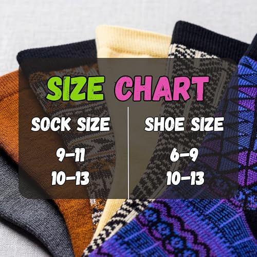 Image of Tipi Toe Women's Fun Patterned Dress Socks, 12-Pack Lightweight Colorful Crew Socks, Casual Novelty Assorted Designs
