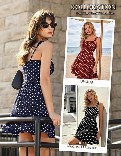 Navy Blue & White Dot