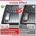 5.5FT Truck Bed Rail Caps Fit for 2015-2024,2025 Ford F150,TPE Bed Side Rail Protector & Tailgate Molding Cover, Automotive Exterior Accessories