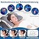 EvenVentric Nackenkissen Kopfkissen - Ergonomisches Kopfkissen Nackenschmerzen für Seiten, Rücken & Bauchschläfer, Memory Foam Kissen mit Kühlung abnehmbare Kissenhülle （Grau）