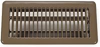 Rocky Mountain Goods Heavy Duty Brown 4x10 Floor Register Vent - Walk-On Durable, Adjustable Airflow Lever, Premium Finish (11.5x5.5")