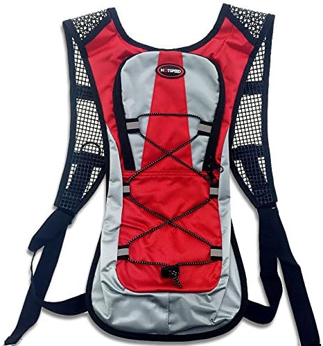 Hotspeed Sports Hydration Backpack Bicycle Water Polyester Bladder Bag for Climbing Running Hiking Cycling and Any Other Sports(Hydration Bladder NOT Included)