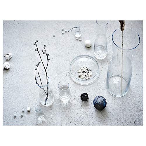 Vase en verre transparent TIDVATTEN 17 cm soliflore déco table - 3