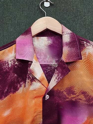 Image of DHRUVI TRENDZ Shirt for Men | Mens Casual Shirt | Men Stylish Shirt | Men Printed Shirt | Men's Regular Fit | Men Formal Shirt | Men's Solid Slim Fit