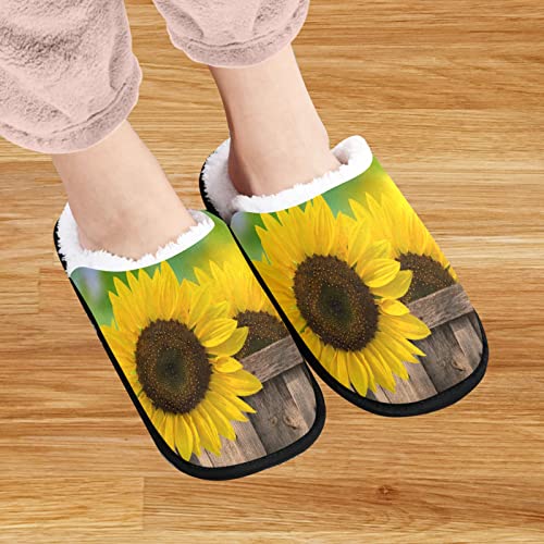 visesunny Slippers for Women Mens Winter Warm Memory Foam Cotton Home Slippers Women's House Slippers Bedroom Slippers Cozy Indoor Outdoor Shoes Unisex4