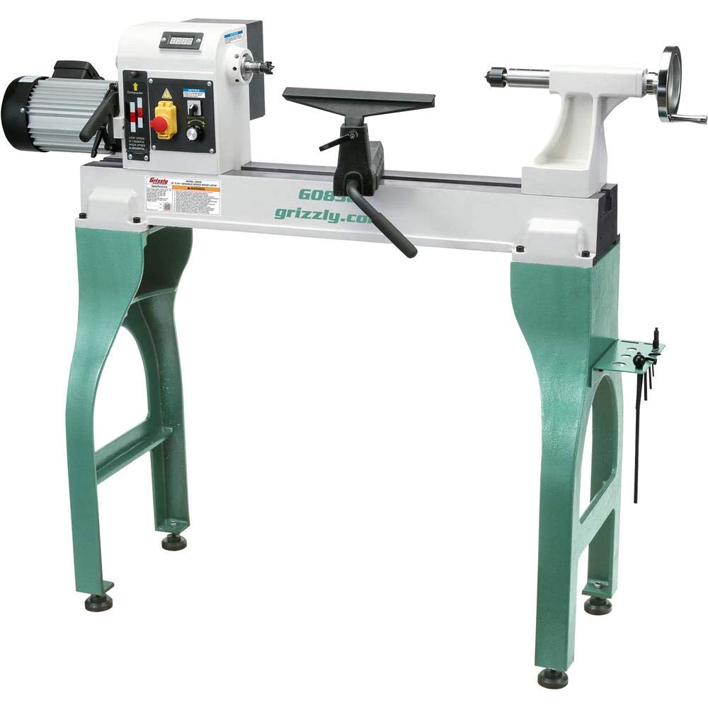 Grizzly Industrial G0838-16" x 24" Variable-Speed Wood Lathe
