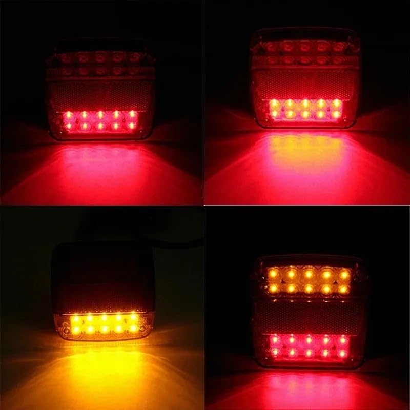 Feu stop arrière LED universel pour moto clignotant et feu de position - 6