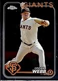 2024 Topps Chrome #168 Logan Webb San Francisco Giants Official MLB Baseball Card in Raw (NM or Better) Condition