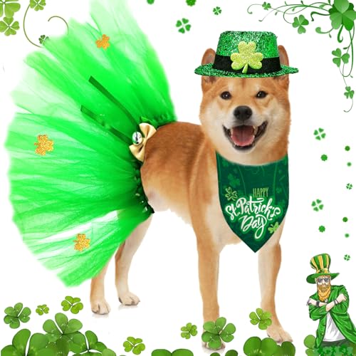 Disfraz St Patrick's Day para Perros Medianos Pack x3 miniatura 2