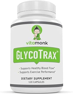 VitaMonk GlycoTrax™ GPLC Extra Large Bottle - 120 Capsules of High-Absorption Glycine Propionyl-L-Carnitine with No Artificial Fillers - Glycine Propionyl L Carnitine Supplement