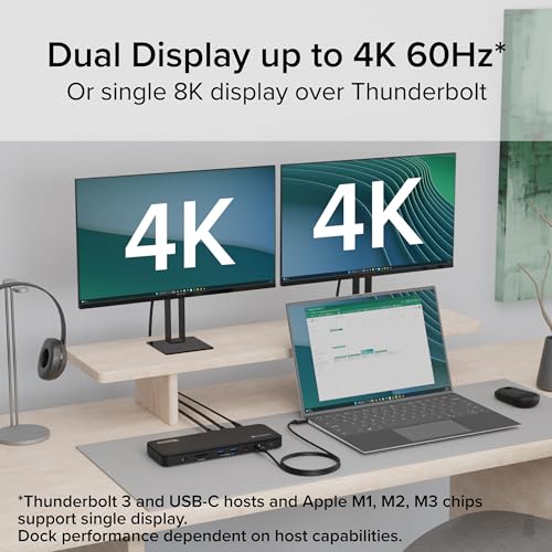 Plugable Thunderbolt 4 Dock with 100W Charging