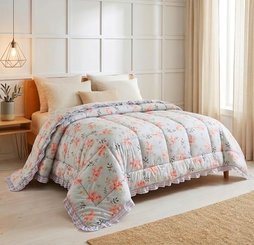 Image of HOMEKART Frill Border Pillow Covers Set