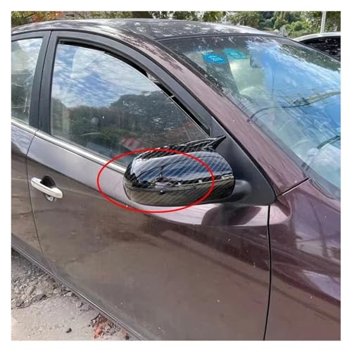Capot de rétroviseur pour KIA Ceed résout les coques usées look carbone - 6