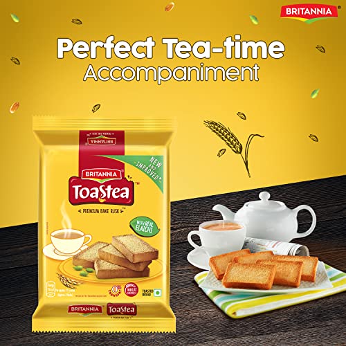 Image of Britannia Toastea Premium Bake Rusk, 183g + 17g = 200g