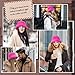 HONGTEYA Winter Bucket Hat Fluffy Faux Fur Fisherman Cap for Women Men Solid Color Style (Faux Fur, Rose)