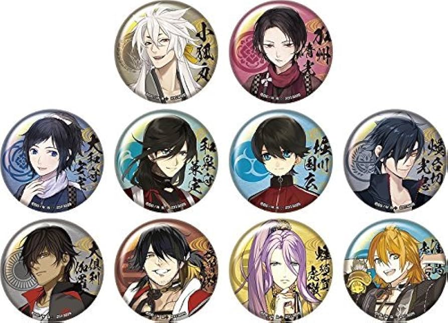 Amazon.co.jp: ガシャポン 刀剣乱舞 -ONLINE- カプセル缶バッジ