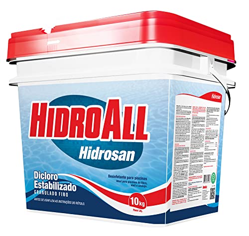 HidroAll Balde cloro granulado Hidrosan Plus HidroAll - 10 kg