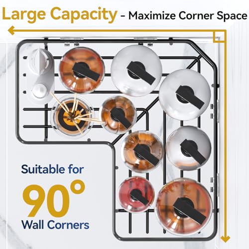 Image of YASONIC ๐ ๐๐๐๐ Foldable Plastic Rack for Storage /Kitchen Cupboard /Versatile and Sturdy Wardrobe for Clothes /Multipurpose Storage Organizer /Closet Rectangular Shower Caddies