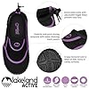 Lakeland Active Girl's Eden Aquasport Water Shoes Holiday Surf Sea Barefoot Swimming Paddleboard - Black/Purple - 1 UK #1