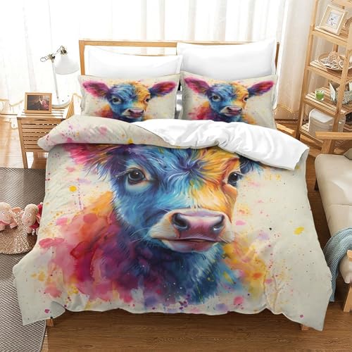 Parure de lit Cocker Spaniel housse de couette 200x200cm microfbre - 3