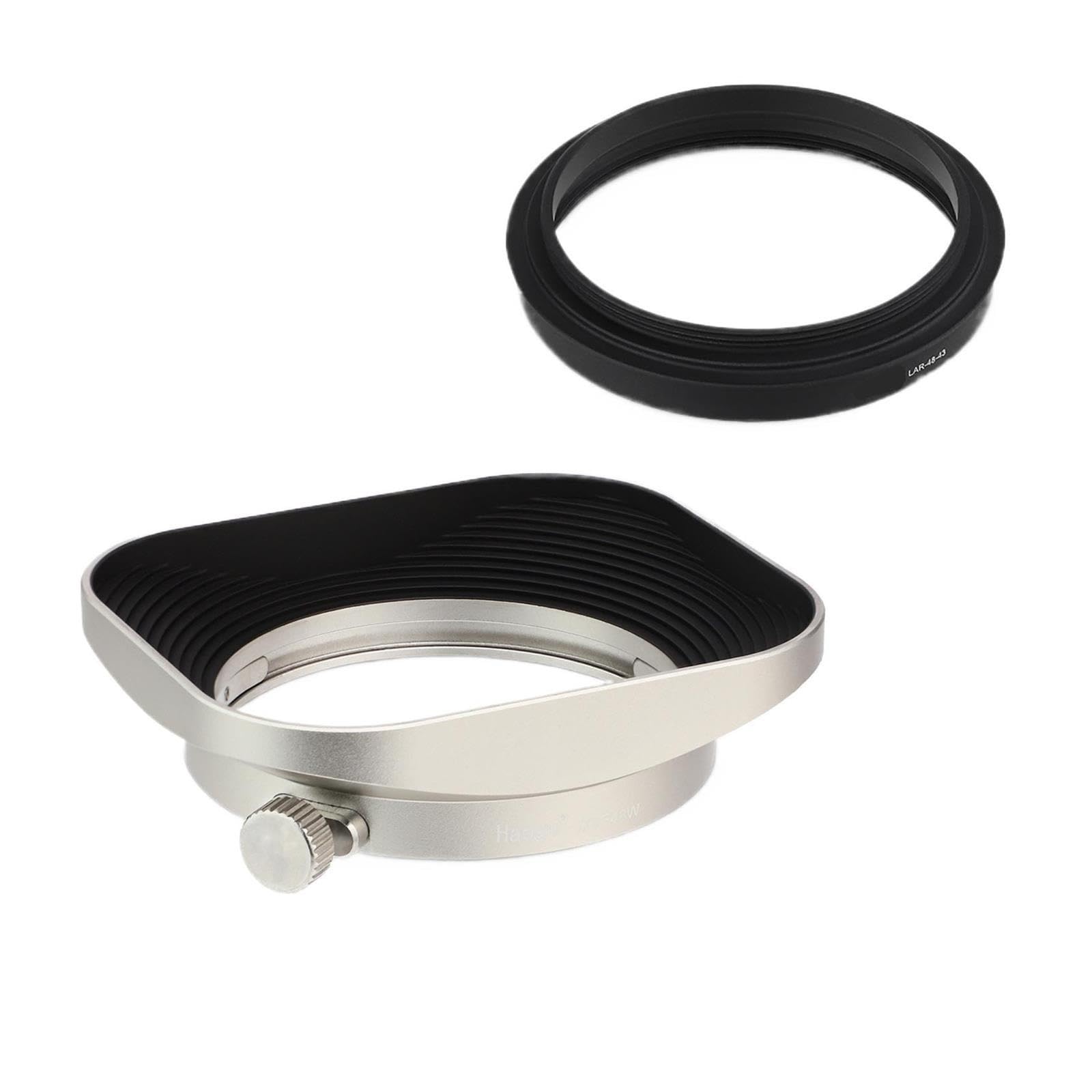 Paraluce quadrato in metallo 39/43/46 49 52 mm, for obiettivi for fotocamere Mirrorless(46mm,18pcs)