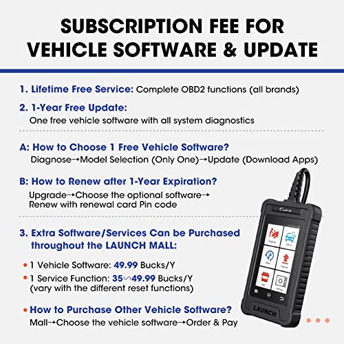 Launch Creader Elite Pro Obd2 Scanner, 2022 New Released Bidirectional Scanner, Oe-Level All System Diagnostics, 50+ Maintenance Services, Ecu Coding, Battery Registration, Auto Vin, Free Wi-Fi Update #TOP2