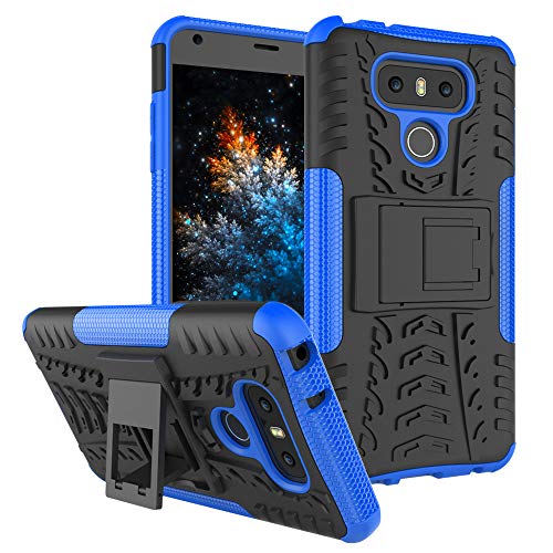 MRSTER LG G6 Funda, 2in1 Armadura Combinación A Prueba de Choques Escudo Cáscara Dura PC + TPU con Soporte Plegable para LG G6 H870 (5.7")