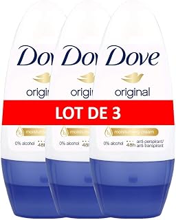 3x 50ml Dove Anti-Perspirant Roll-On Original