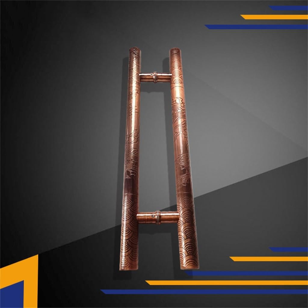 Vintage Stainless Steel Handle Bronze Hotel Push Door Handles Against s