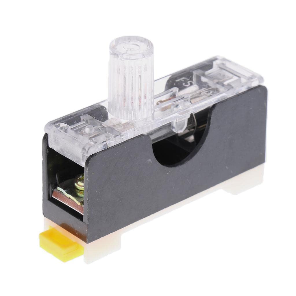 CLUB BOLLYWOOD 5 Sets DIN Rail abs Fuse Holder Base with FS101 Fuses 250V 10A 6 * 30mm|Collectibles|Collectibles|Collectibles|5 Pieces 10A 6X30Mm Fuses-image-36