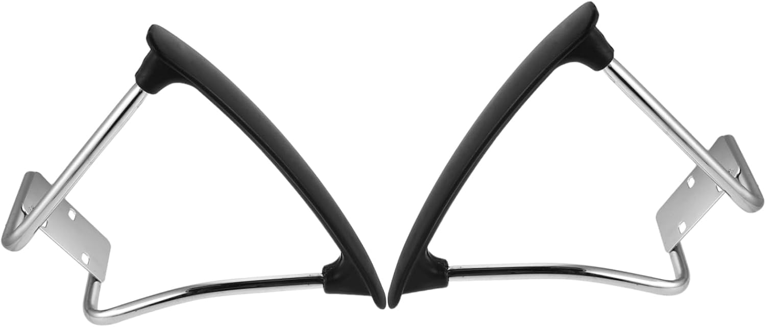 2pcs Office Armrest Replacement Metal Bracket Set for Office Home Gaming Chairs Easy Install