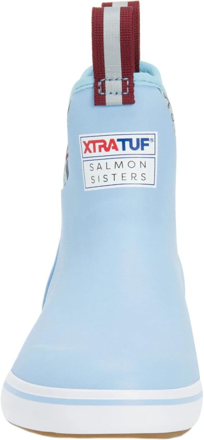 Xtratuf Women's 6 Inch Ankle Deck Boot, Light Blue/Blue Mermaid, 8 - Image 3