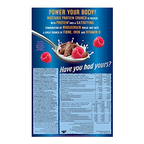 Weetabix Protein Crunch Chocolate Cereal, 450g (Pack of 5)