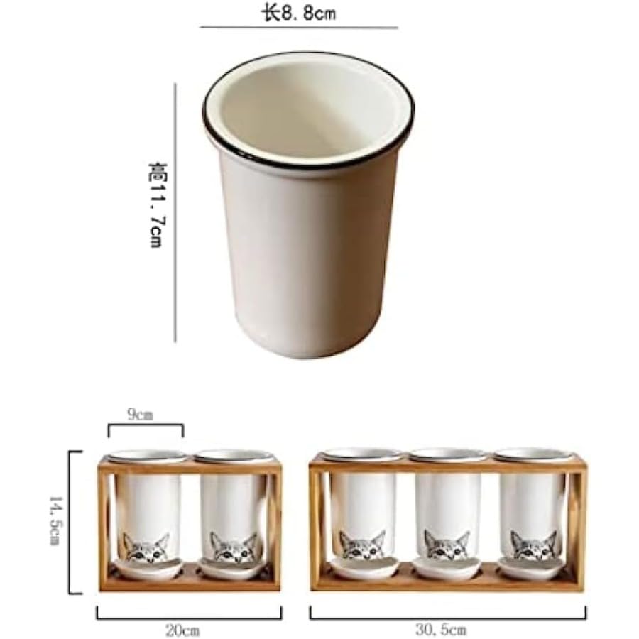 Support de baguettes et égouttoir pour rangement de couverts de cuisine