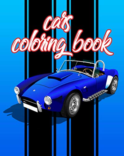 cars coloring book: a coloring book of 60 pages image 3