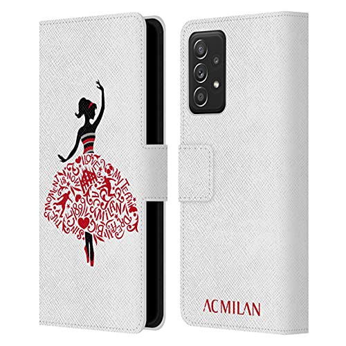 Étui en cuir AC Milan Samsung Galaxy A53 5G finitions premium collection Rêve Grand