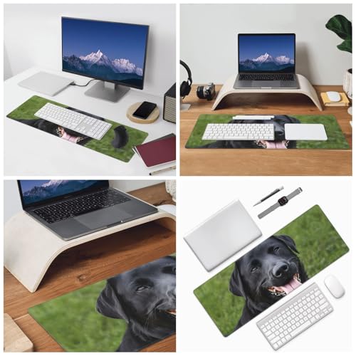 Tapis de souris de jeu Rottweiler grand format imperméable gaming