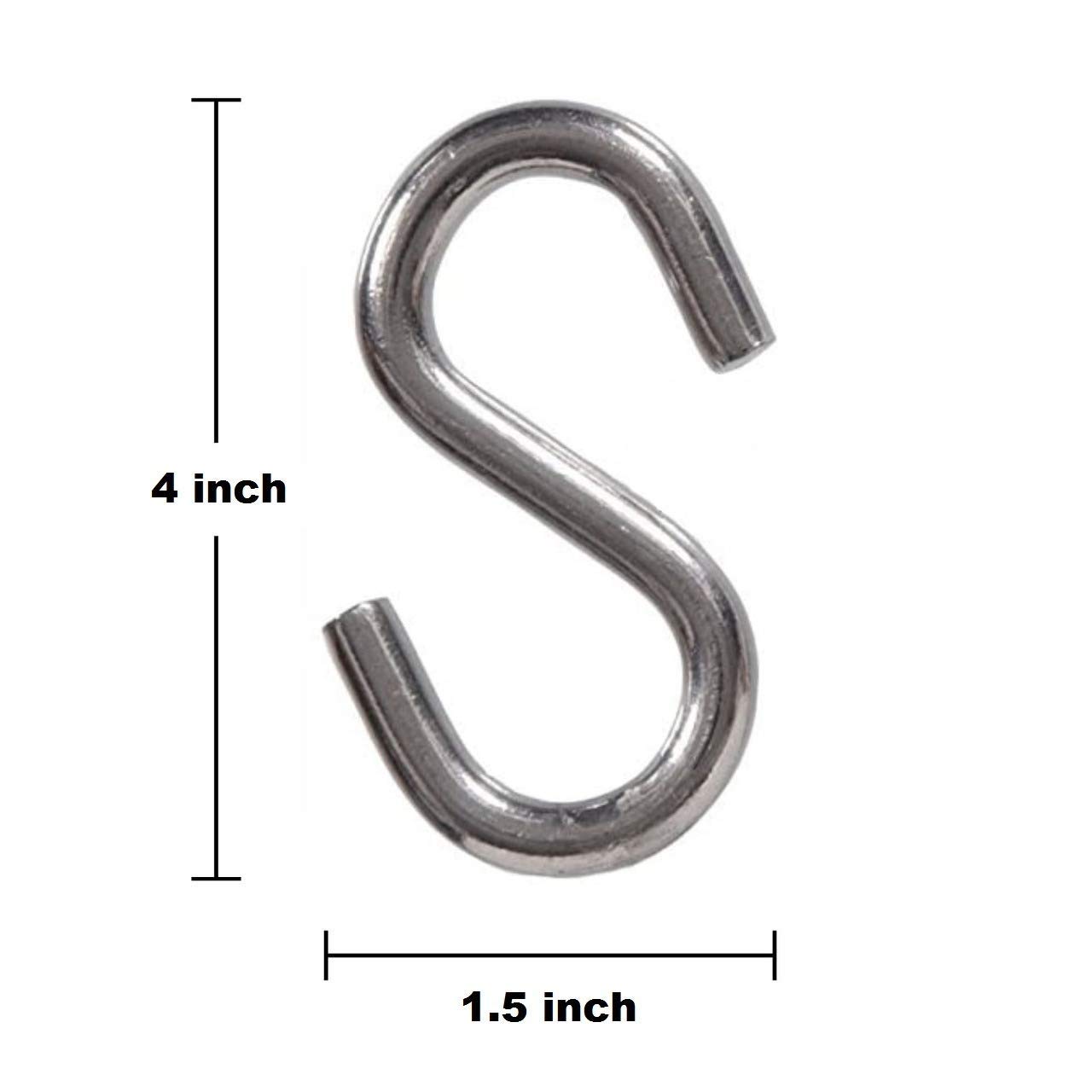 Heavy Duty Metal Hanging Hooks - S Hooks for Boxing Bags -2