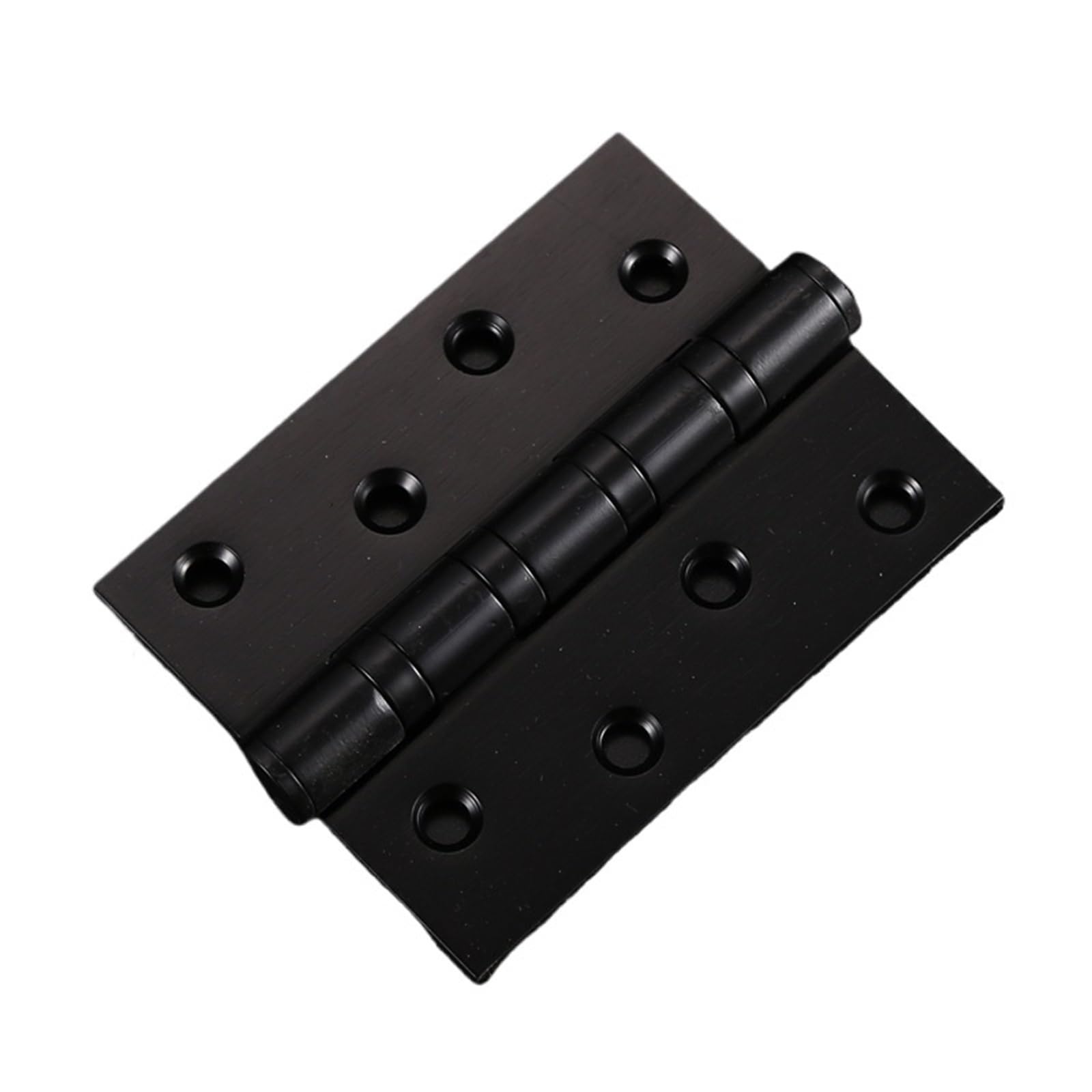 FQJYXWEWL 4 Inch Stainless Steel Hinge 3mm Thick Heavy Doors Load Bearing Hardware 1Pcs(Nero)