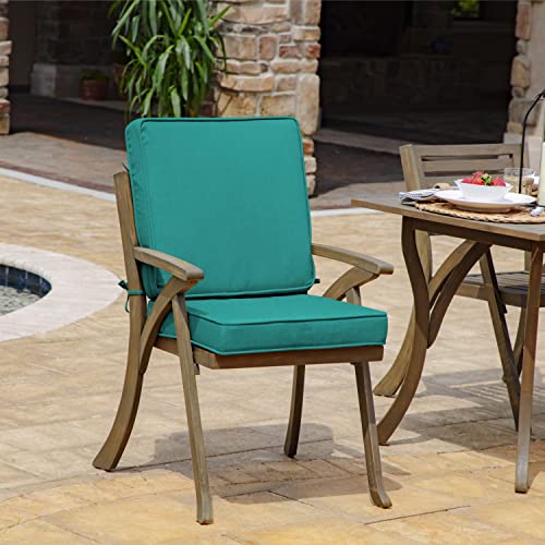 Arden Selections Profoam Performance Outdoor Chair Cushion 20 X 20, Surf Teal #TOP1