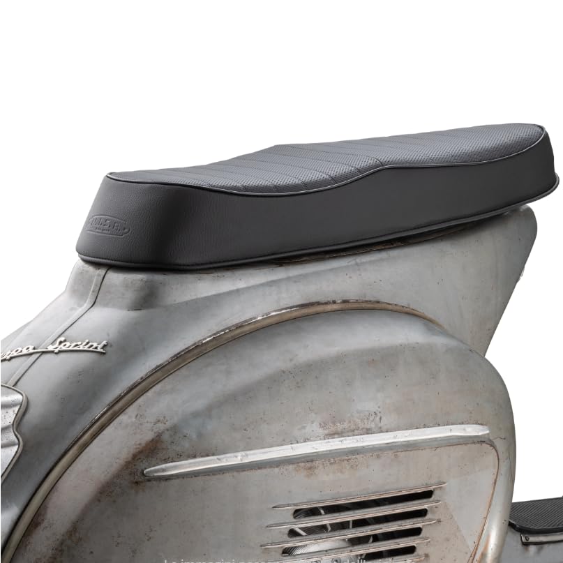 Sella NISA WAVE NERA per Vespa 125 150 200 PX GT Sprint