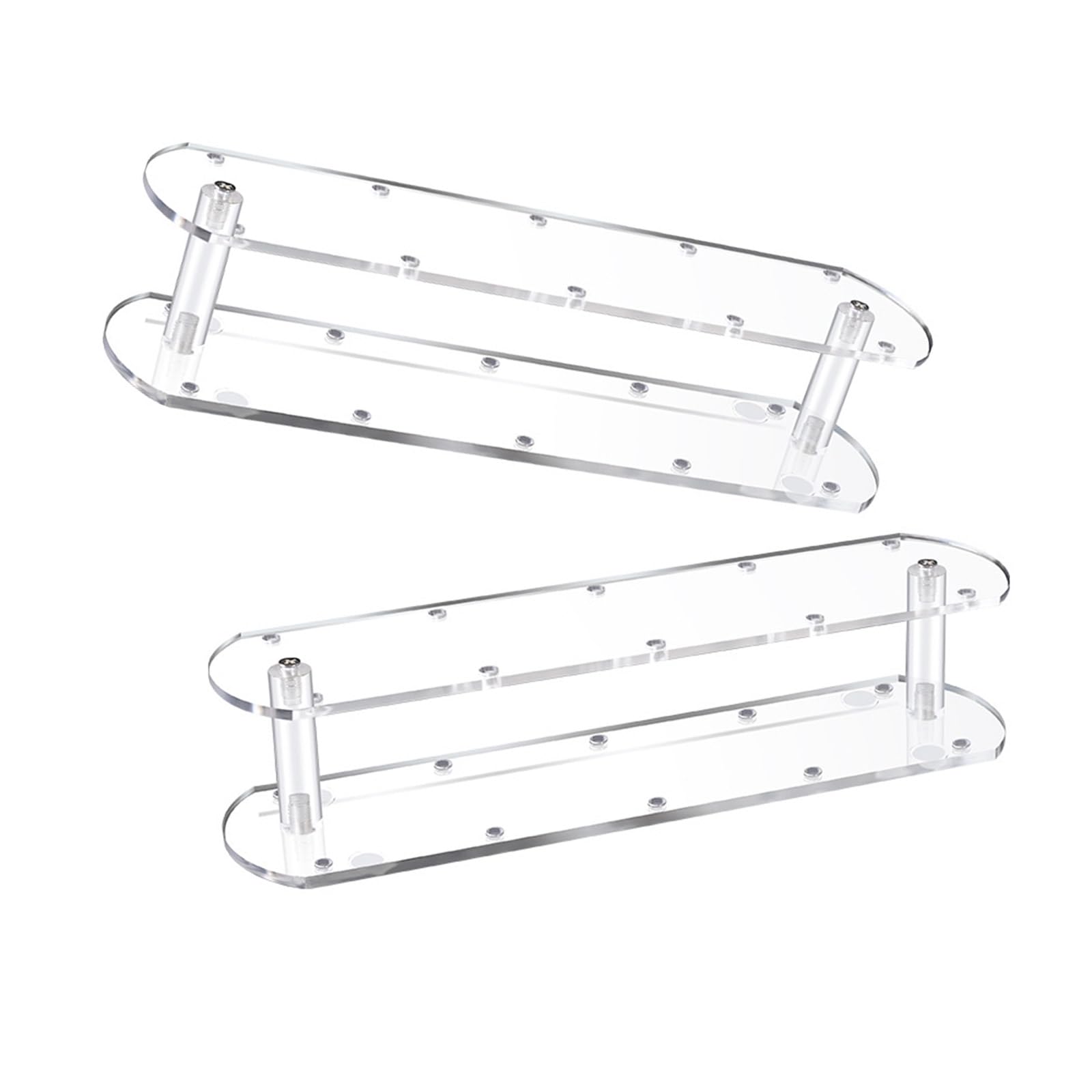 Elnwnnkc 2 Pack Acrylic Candy Display Stand 10 Holes Bonbon Holder for Birthdays Event Portable Designs Candy Display Rack