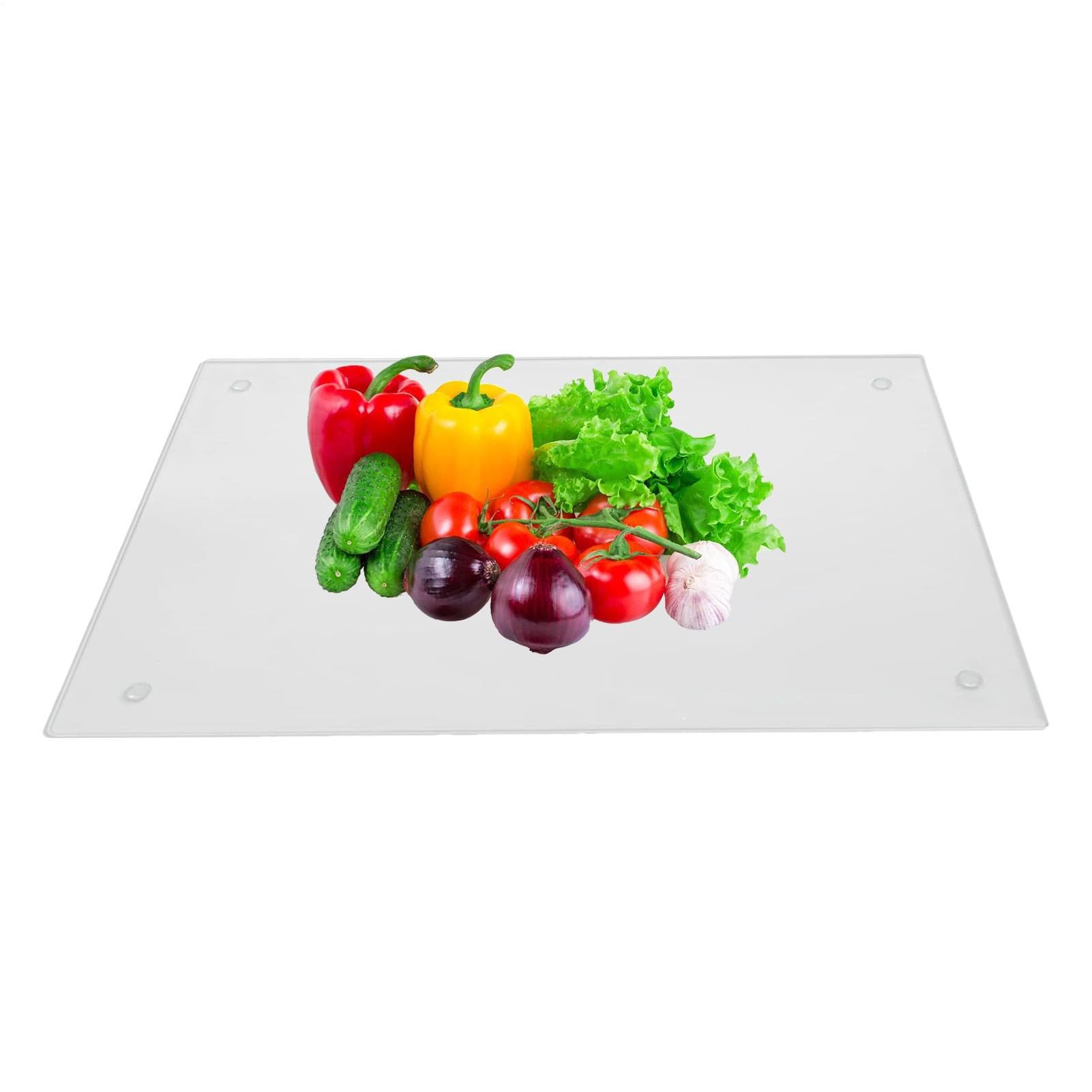Planche à découper transparente en acrylique de 63,6 cm pour cuisine