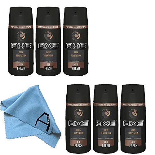 AXE Dark Temptation Body Spray Deodorant for Men 150ML (6 PACK)