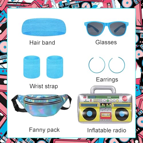 80s Tracksuit for Women Retro Windbreaker Suit 80s 90s Outfit for Women Color Block Track Suit Set2